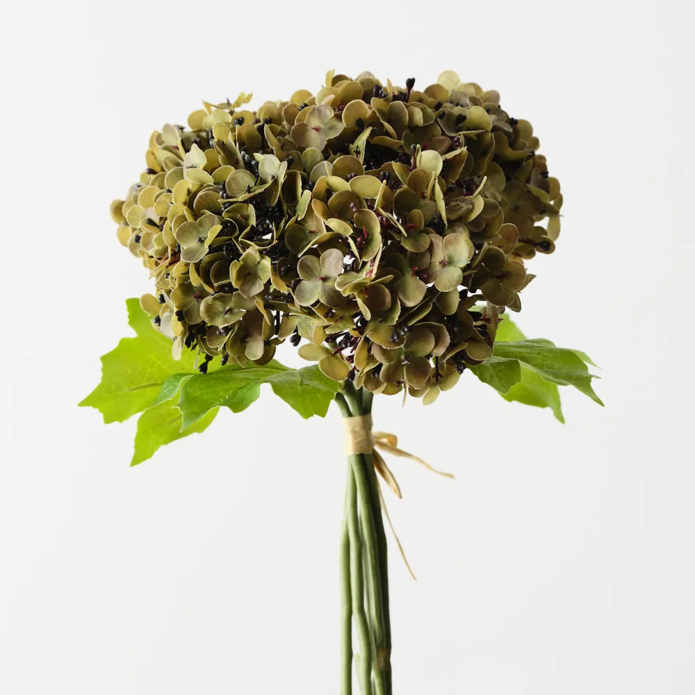 Hydrangea Bundle Olive Green
