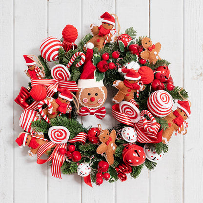 Assorted Candy w Striped Bow Pick Red (28cmH)
