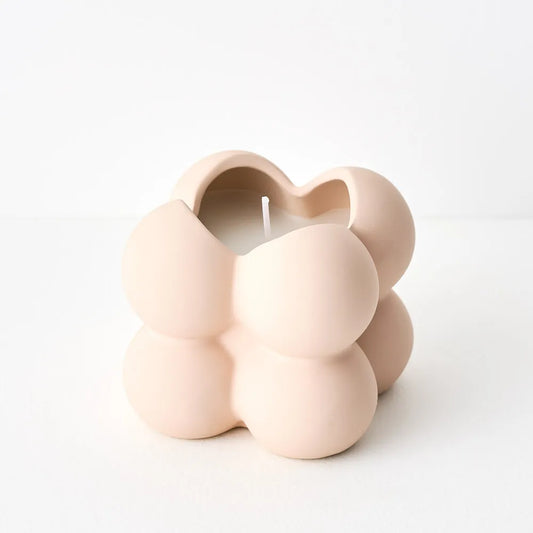 Candle Bubblo Pastel Peach