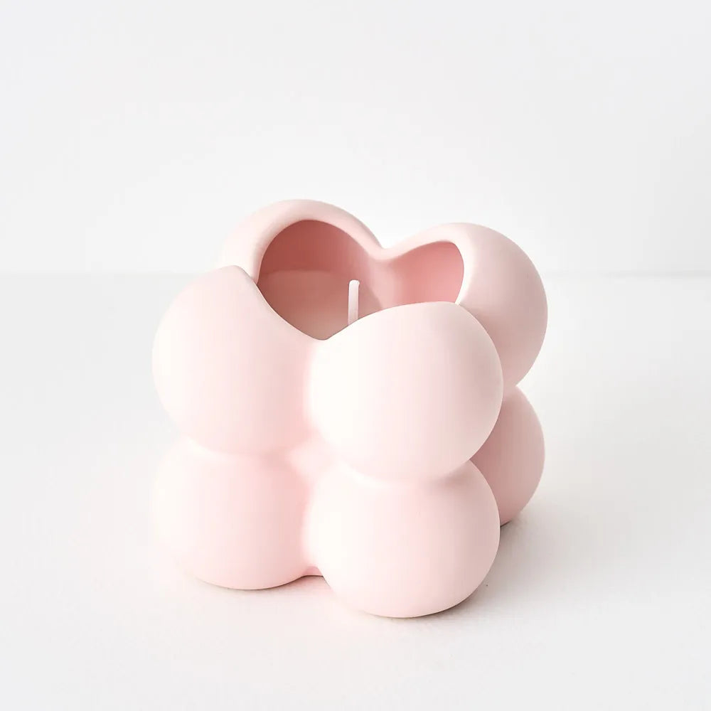 Candle Bubblo Pastel Light Pink