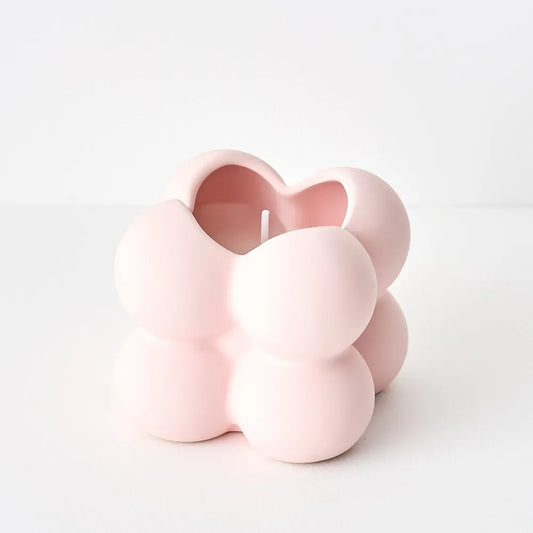 Candle Bubblo Pastel Light Pink