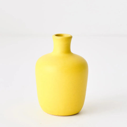 Jessika Vase Canary Yellow