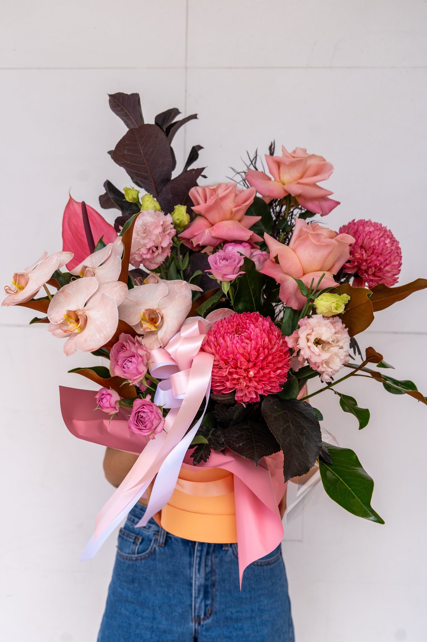 Luxe Apricot MD Hat Box