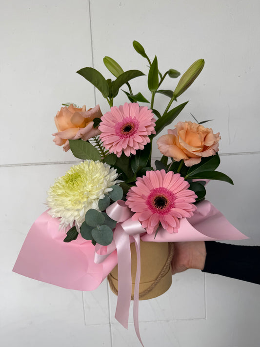 Mini Hat box Pastel