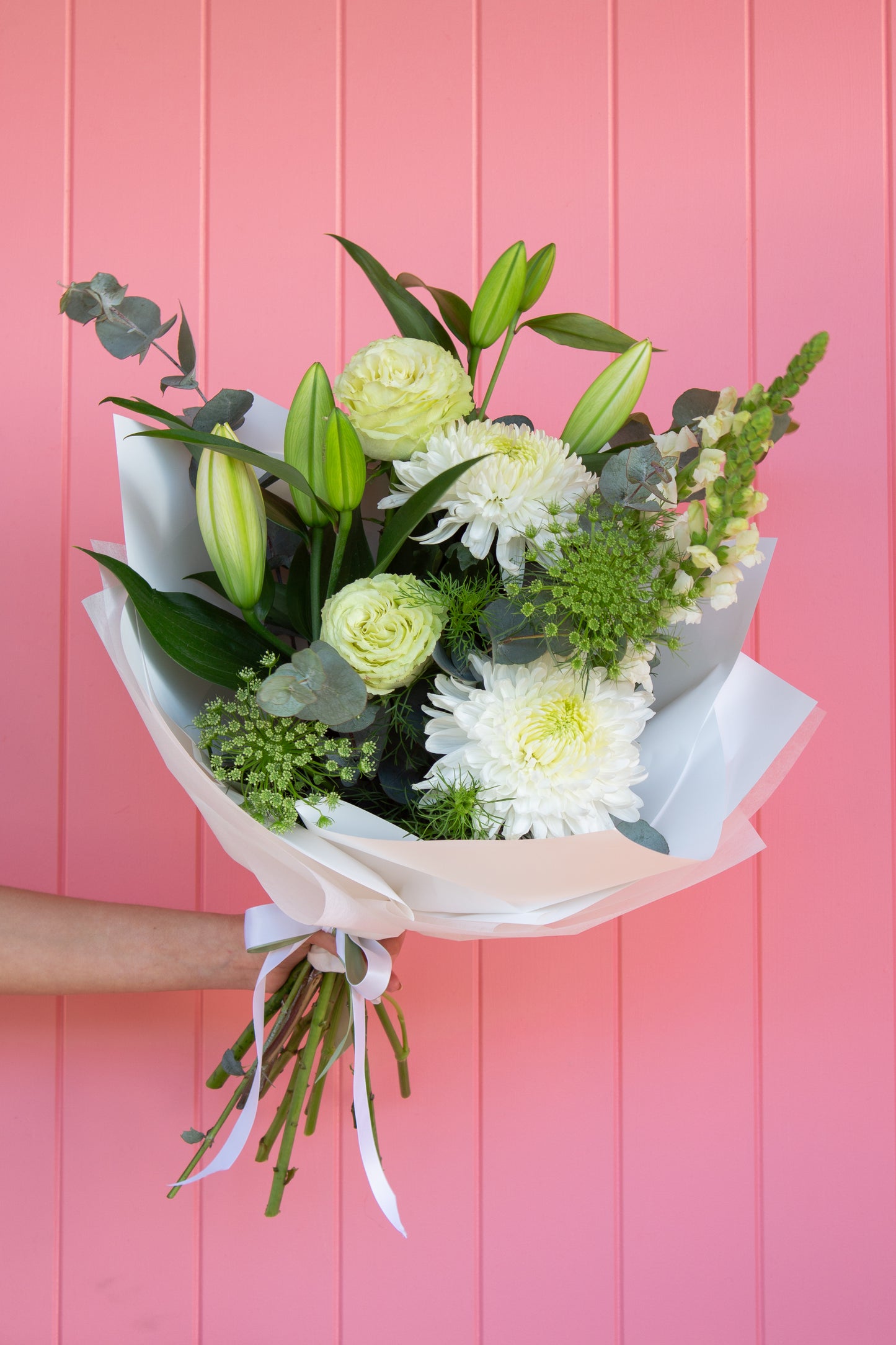 Luxe Bouquet - Neutral White & Green