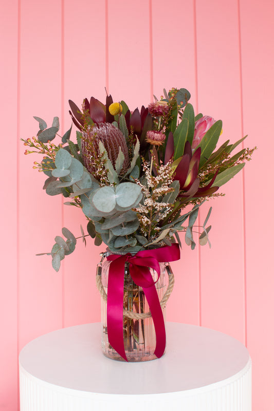 Native Glass Vase Arrangement