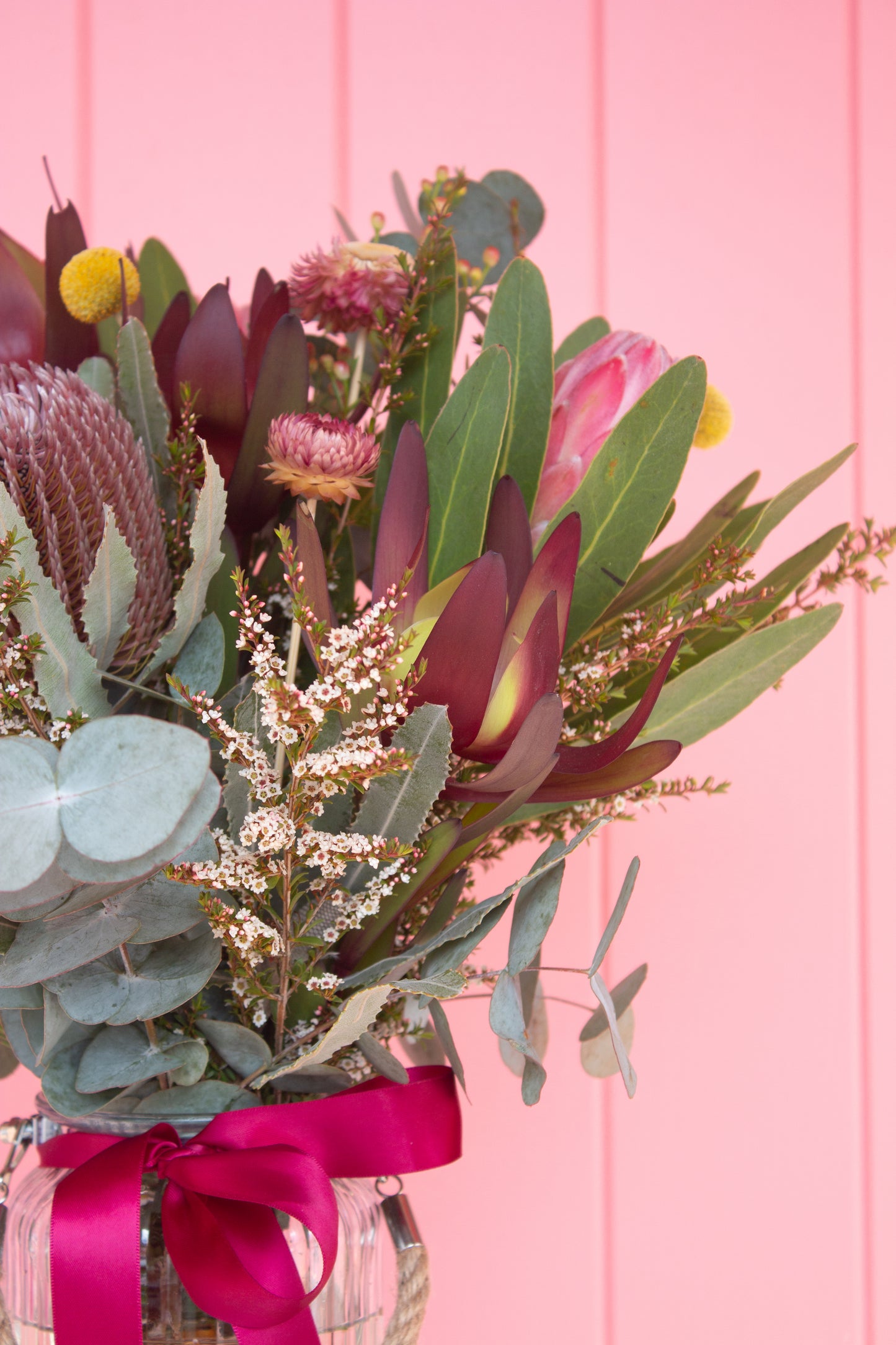 Native Glass Vase Arrangement