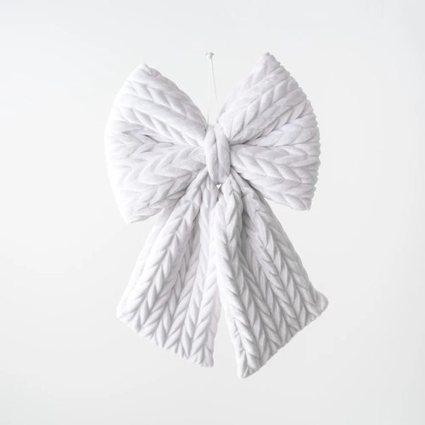 White Bow 43cm
