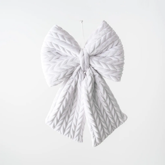 White Bow 43cm