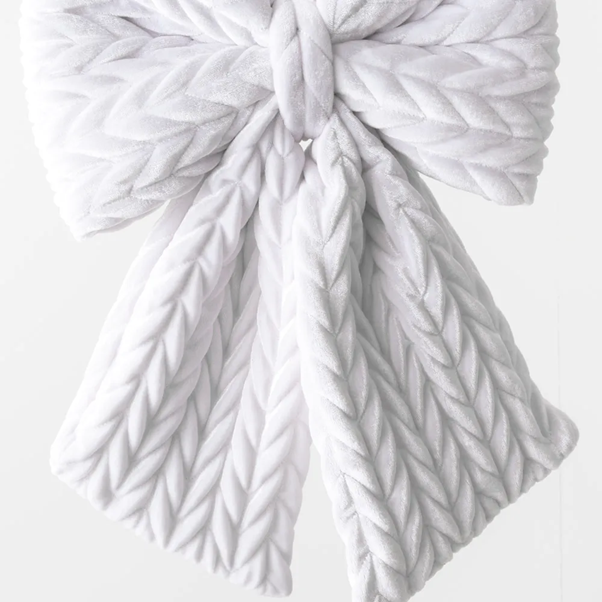 White Bow 43cm
