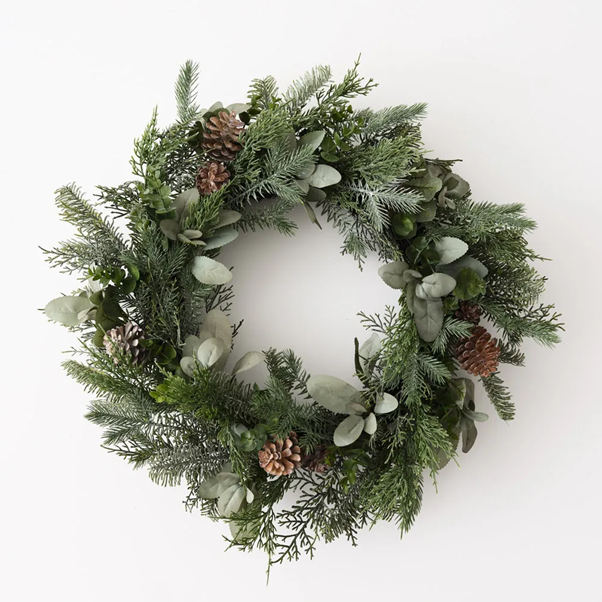 Wreath Pine Cone Mix 61cmD