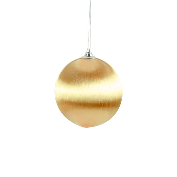 Satin Wrap Ball 120mm Champagne