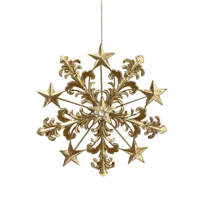 Metal Hanging Gold Flake