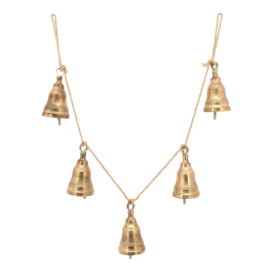 Rope Metal Copper Bell Garland