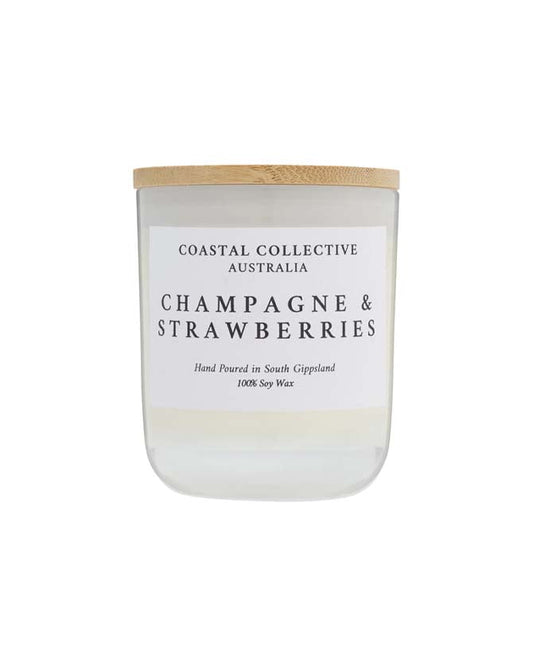 Coastal Collective: Champagne & Strawberries Jar Candle