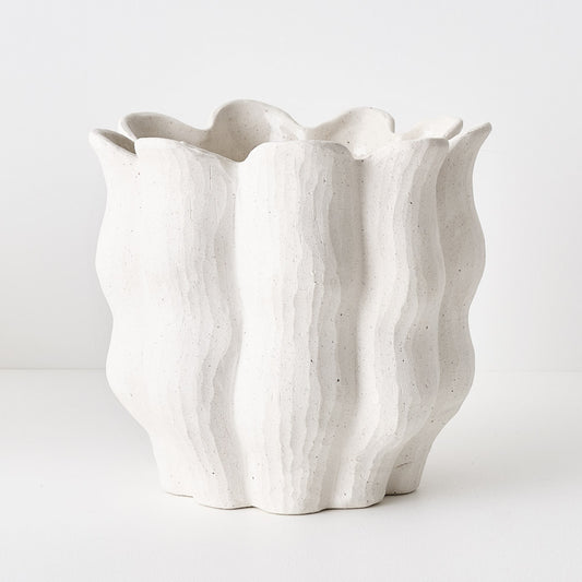 oliva pot white