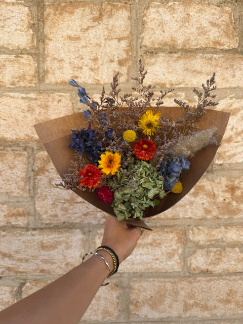 Dried Flower Florist choice Bunches - mixed