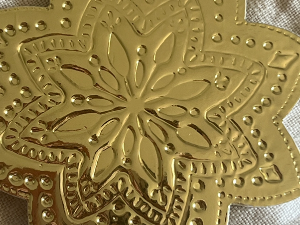Mandala Gold Ornament