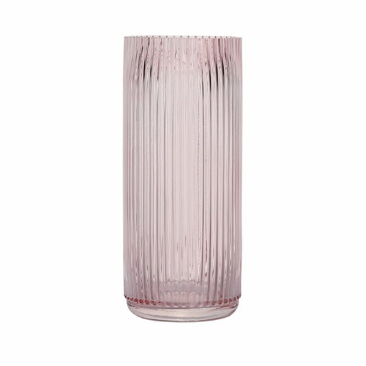 Ribbed Vase Rose Water 28cmH